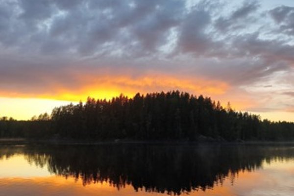 Scandtrack Kanutour Schweden Tag-5-Sundowner