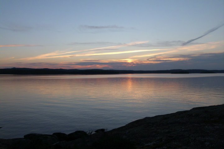 Scandtrack Kanutour Schweden Sonnenuntergang3 &copy; 2009