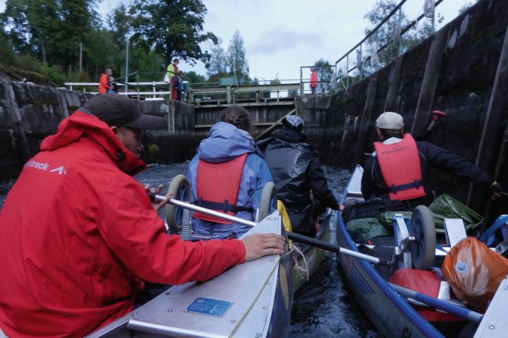 Scandtrack Kanutour Schweden 4InderSchleuse