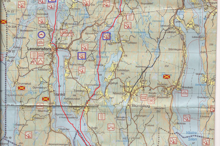 Scandtrack Kanutour Schweden Bild5Landkarte