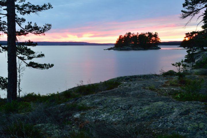Scandtrack Kanutour Schweden Sonnenuntergang2