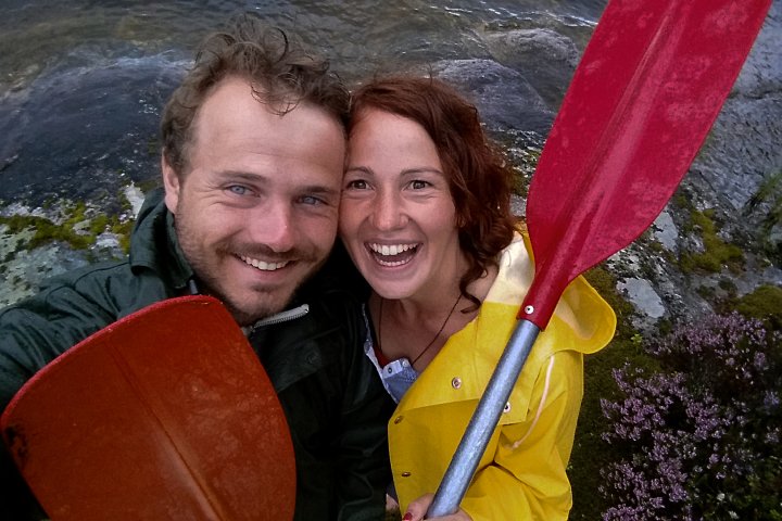 Scandtrack Kanutour Schweden selfie