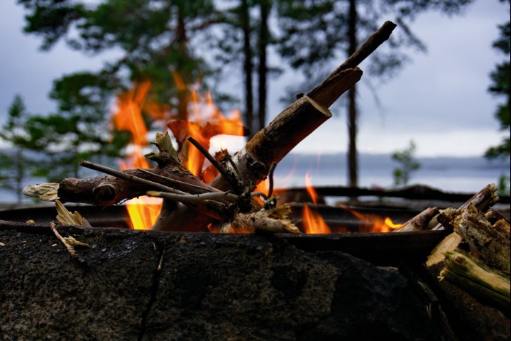 Scandtrack Kanutour Schweden Fire