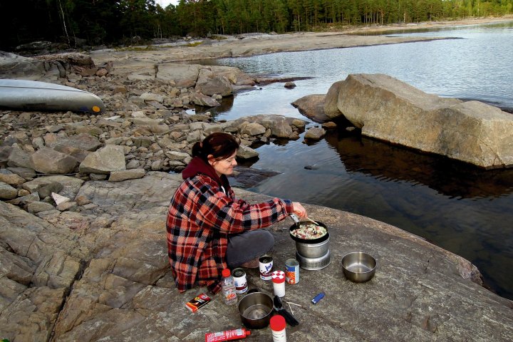 Scandtrack Kanutour Schweden 03TerenceHillPfanneamWasser