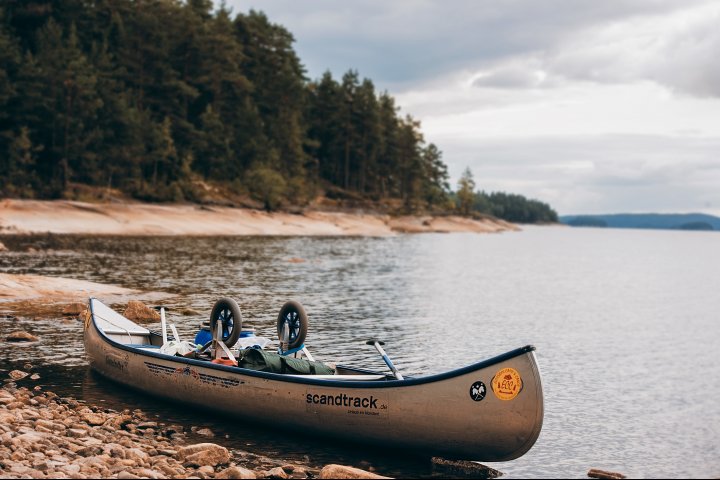 Scandtrack Kanutour Schweden Gestrandet