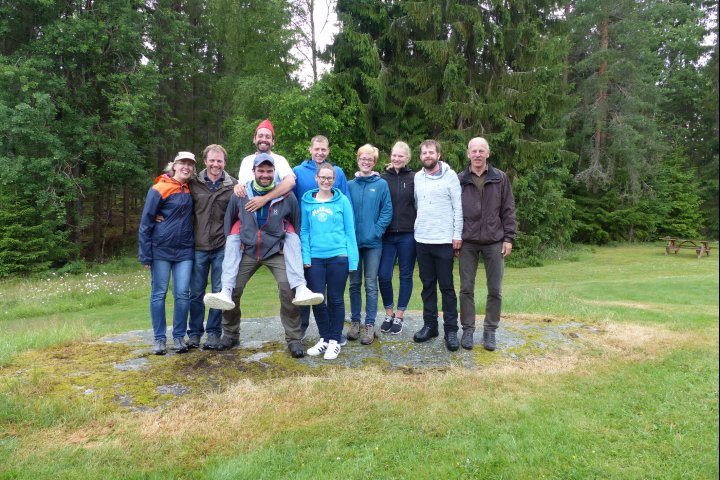 Scandtrack Kanutour Schweden 1Gruppenfoto