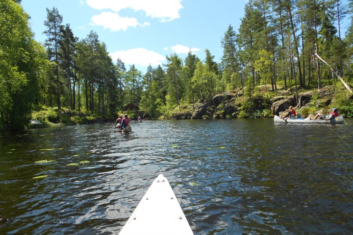 Scandtrack Kanutour Schweden Schleuse