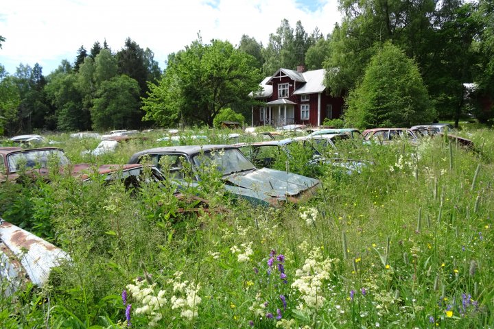 Scandtrack Kanutour Schweden 272017Autofriedhof3