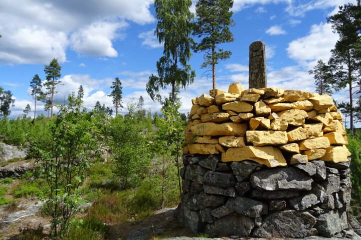 Scandtrack Kanutour Schweden 372017GrenzsteinaufTrolln