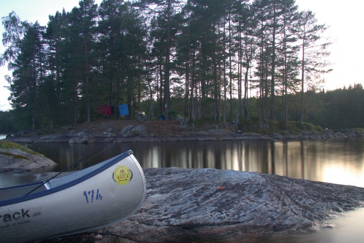 Scandtrack Kanutour Schweden 004ersteRast