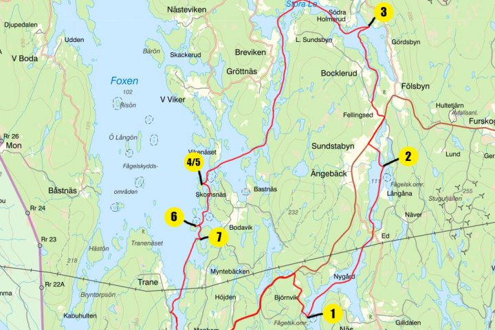 Scandtrack Kanutour Schweden SchwedenKarte
