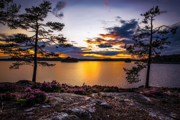 Scandtrack Kanutour Schweden SonnenuntergangDano8