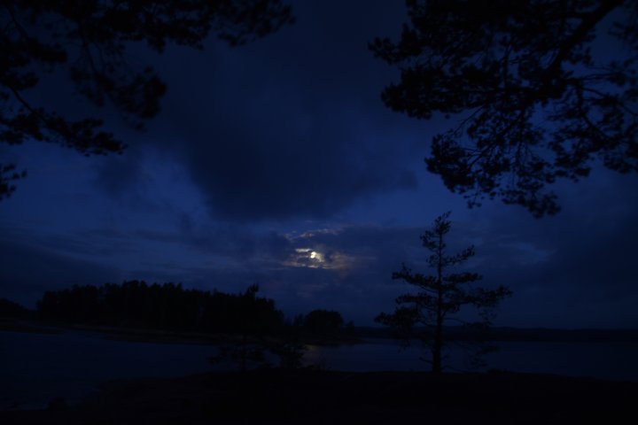 Scandtrack Kanutour Schweden Nachthimmel-letzte-Nacht
