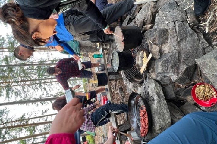 Scandtrack Kanutour Schweden Essen-kochen