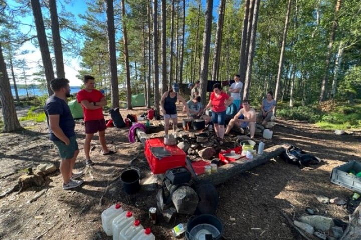 Scandtrack Kanutour Schweden Essen-machen