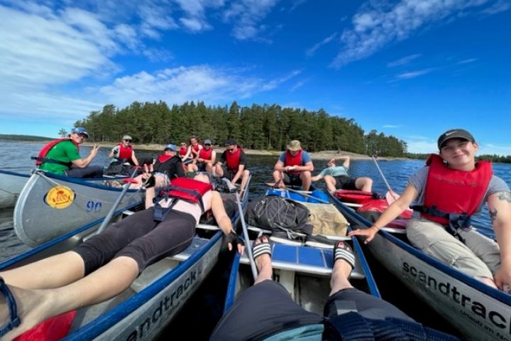Scandtrack Kanutour Schweden Kanubild