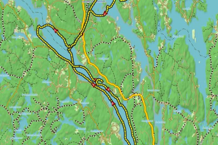 Scandtrack Kanutour Schweden 0KajakStrecke