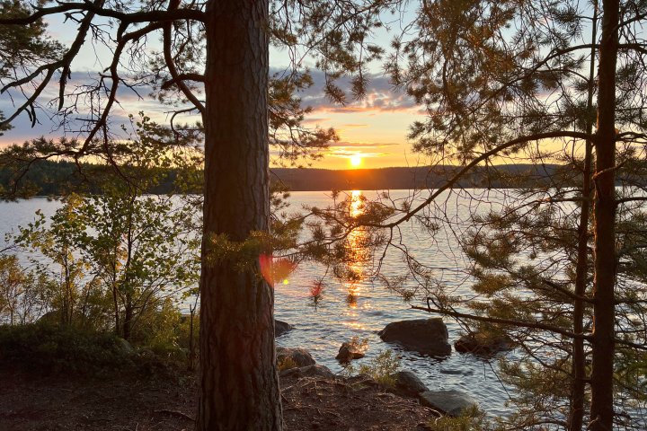 Scandtrack Kanutour Schweden 20-Sonnenuntergang