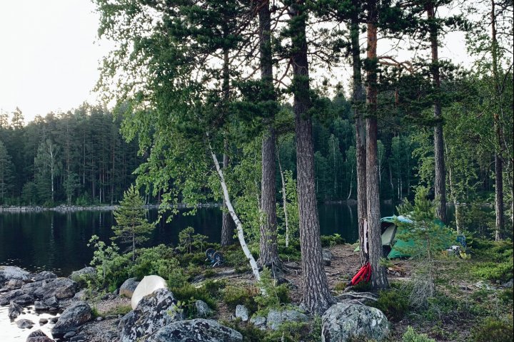 Scandtrack Kanutour Schweden 4-erstes-Lager