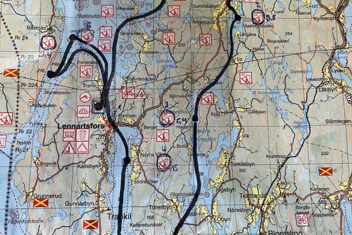 Scandtrack Kanutour Schweden Kartejpg