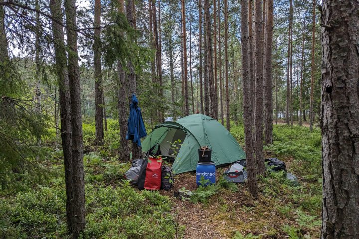 Scandtrack Kanutour Schweden Bild18LagerimWald