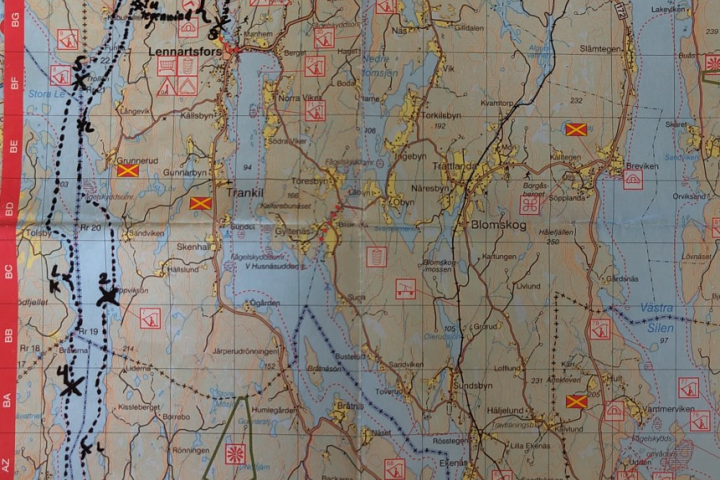 Scandtrack Kanutour Schweden Routepng