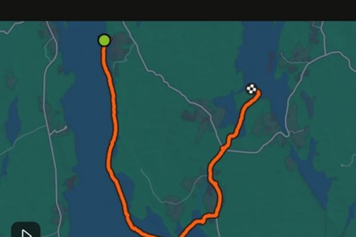 Scandtrack Kanutour Schweden Tag-2-Streckenverlauf