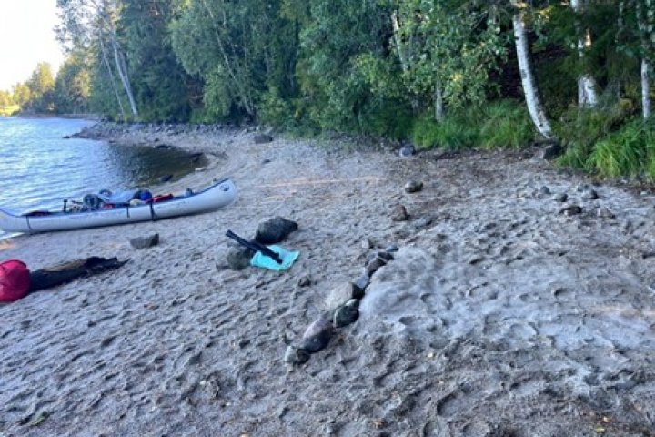 Scandtrack Kanutour Schweden Tag-5-Strandcamping